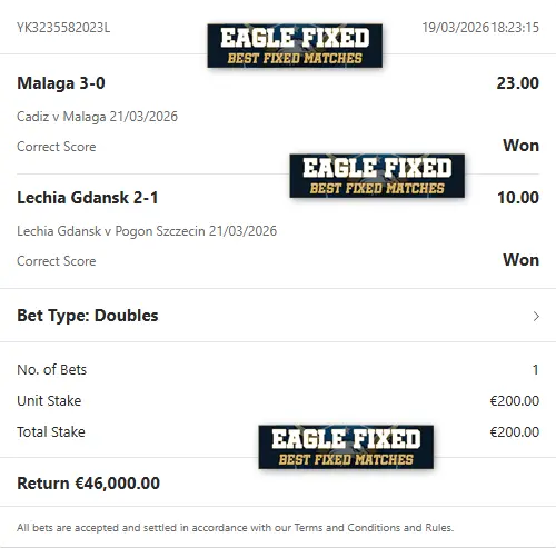 Correct Fixed Matches